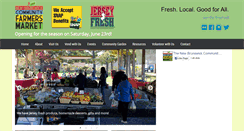 Desktop Screenshot of nbcfarmersmarket.com